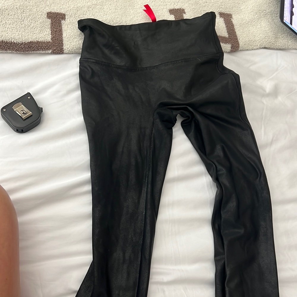 Spanx Faux Leather Leggings